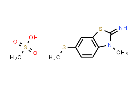 CAS No. 2034157-54-3, 3-Methyl-6-(methylthio)benzo[d]thiazol-2(3H)-imine methanesulfonate