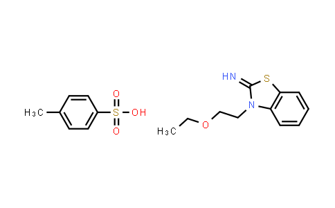CAS No. 2034157-59-8, 3-(2-Ethoxyethyl)benzo[d]thiazol-2(3H)-imine 4-methylbenzenesulfonate