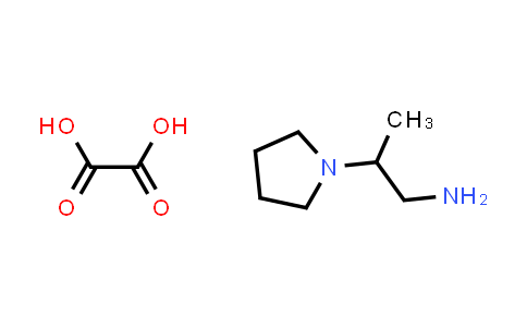 CAS No. 2034207-82-2, 2-(Pyrrolidin-1-yl)propan-1-amine oxalate