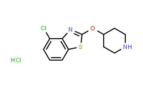 CAS No. 2034468-32-9, 4-Chloro-2-(piperidin-4-yloxy)-1,3-benzothiazole hydrochloride