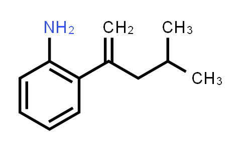 CAS No. 203448-77-5, Benzenamine, 2-(3-methyl-1-methylenebutyl)-