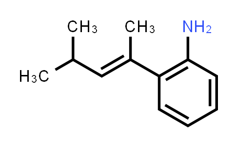 CAS No. 203448-78-6, Benzenamine, 2-(1,3-dimethyl-1-butenyl)-