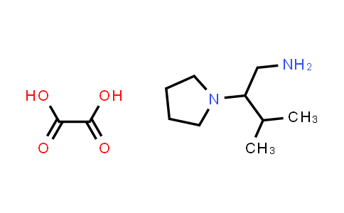 CAS No. 2034585-57-2, 3-Methyl-2-(pyrrolidin-1-yl)butan-1-amine oxalate