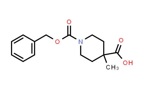 CAS No. 203522-12-7, 1-[(Benzyloxy)carbonyl]-4-methylpiperidine-4-carboxylic acid