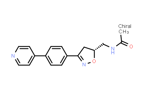 CAS No. 203633-95-8, Acetamide, N-[[4,5-dihydro-3-[4-(4-pyridinyl)phenyl]-5-isoxazolyl]methyl]-, (R)-