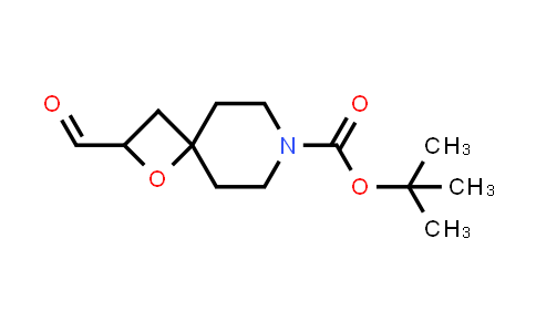 CAS No. 203662-57-1, 1-Oxa-7-azaspiro[3.5]nonane-7-carboxylic acid, 2-formyl-, 1,1-dimethylethyl ester