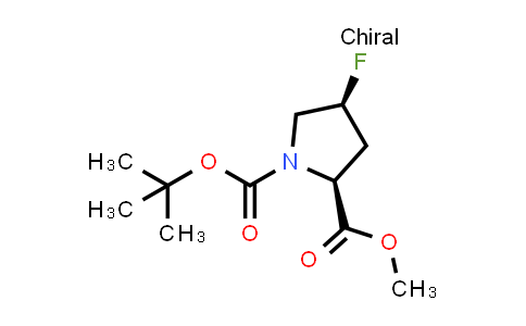 CAS No. 203866-16-4, (2S,4S)-1-tert-Butyl 2-methyl 4-fluoropyrrolidine-1,2-dicarboxylate