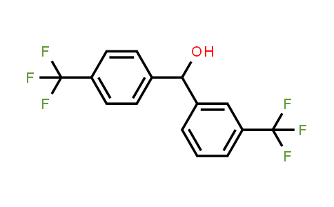 CAS No. 203915-48-4, (3-(Trifluoromethyl)phenyl)(4-(trifluoromethyl)phenyl)methanol