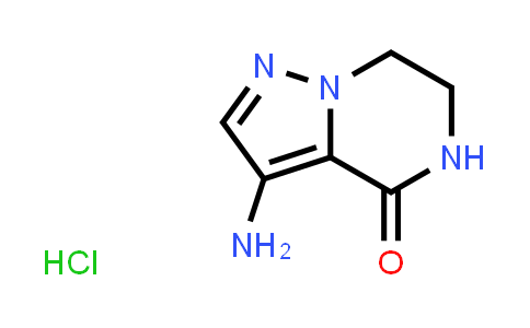 CAS No. 2041076-41-7, 3-Amino-6,7-dihydropyrazolo[1,5-a]pyrazin-4(5H)-one hydrochloride