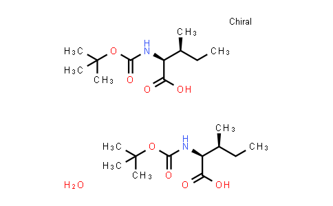 CAS No. 204138-23-8, Boc-L-isoleucine hemihydrate