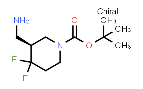 CAS No. 2041786-47-2, tert-Butyl (S)-3-(aminomethyl)-4,4-difluoropiperidine-1-carboxylate