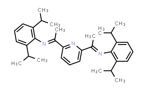 CAS No. 204203-14-5, 2,6-Bis[1-(2,6-di-i-propylphenylimino)ethyl]pyridine