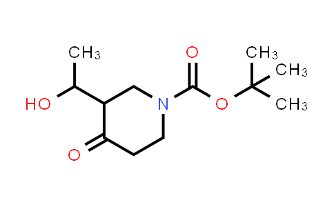 CAS No. 204205-27-6, tert-Butyl 3-(1-hydroxyethyl)-4-oxopiperidine-1-carboxylate