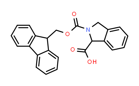CAS No. 204320-59-2, 2-(((9H-Fluoren-9-yl)methoxy)carbonyl)isoindoline-1-carboxylic acid