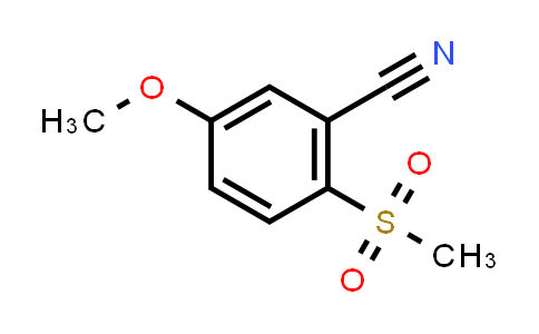 CAS No. 2044705-00-0, 5-Methoxy-2-(methylsulfonyl)benzonitrile