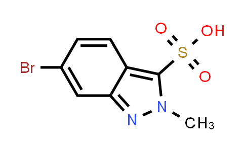 CAS No. 2044705-24-8, 6-Bromo-2-methyl-2H-indazole-3-sulfonic acid