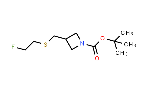 CAS No. 2044713-21-3, tert-Butyl 3-(((2-fluoroethyl)thio)methyl)azetidine-1-carboxylate