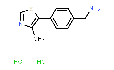 CAS No. 2044838-29-9, [4-(4-Methyl-1,3-thiazol-5-yl)phenyl]methanamine dihydrochloride