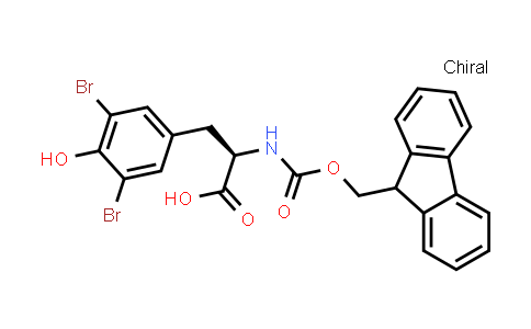 CAS No. 204693-22-1, 3,5-Dibromo-N-[(9H-fluoren-9-ylmethoxy)carbonyl]-D-tyrosine