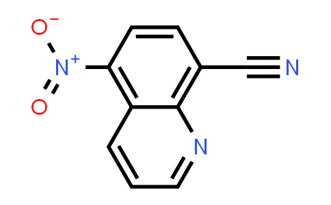 CAS No. 205046-59-9, 5-Nitroquinoline-8-carbonitrile