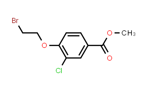 CAS No. 205106-54-3, Methyl 4-(2-bromoethoxy)-3-chlorobenzoate