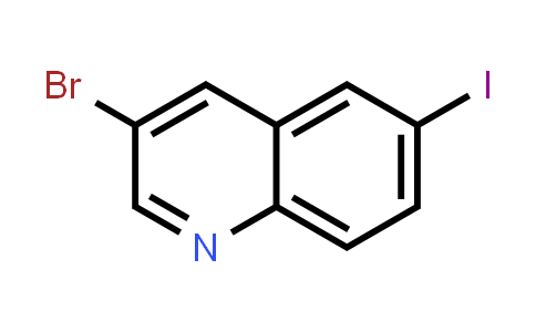 CAS No. 205114-20-1, 3-Bromo-6-iodoquinoline