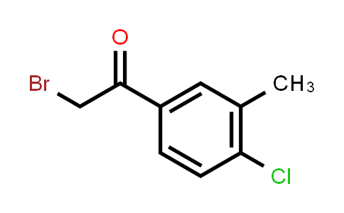 CAS No. 205178-80-9, 2-Bromo-1-(4-chloro-3-methylphenyl)ethan-1-one
