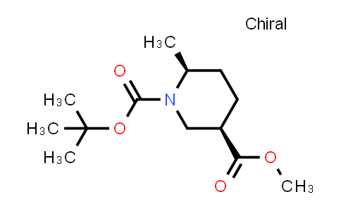 CAS No. 205182-10-1, 1-tert-Butyl 3-methyl (3R,6S)-6-methylpiperidine-1,3-dicarboxylate