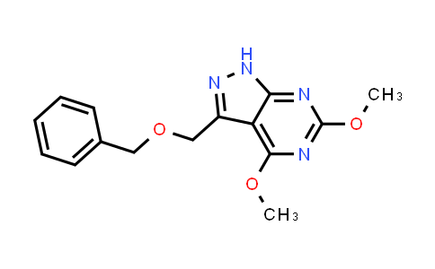 MC538543 | 2055071-87-7 | 3-((Benzyloxy)methyl)-4,6-dimethoxy-1H-pyrazolo[3,4-d]pyrimidine