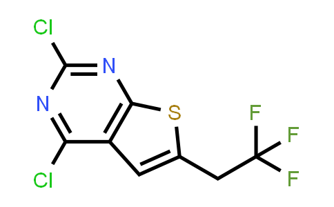 CAS No. 2055107-43-0, 2,4-Dichloro-6-(2,2,2-trifluoroethyl)thieno[2,3-d]pyrimidine