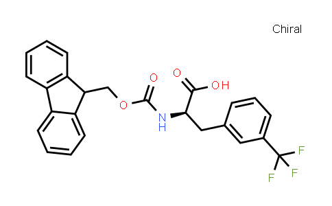 CAS No. 205526-28-9, (R)-2-((((9H-Fluoren-9-yl)methoxy)carbonyl)amino)-3-(3-(trifluoromethyl)phenyl)propanoic acid