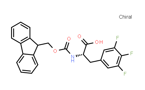 CAS No. 205526-30-3, (S)-2-((((9H-Fluoren-9-yl)methoxy)carbonyl)amino)-3-(3,4,5-trifluorophenyl)propanoic acid