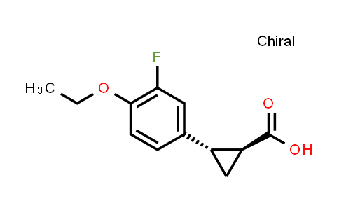 MC538580 | 2055840-75-8 | (1S,2S)-rel-2-(4-Ethoxy-3-fluorophenyl)cyclopropane-1-carboxylic acid