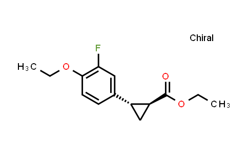 CAS No. 2055840-77-0, Ethyl (1S,2S)-rel-2-(4-ethoxy-3-fluorophenyl)cyclopropane-1-carboxylate