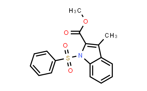 CAS No. 2055840-89-4, Methyl 1-(benzenesulfonyl)-3-methyl-1H-indole-2-carboxylate