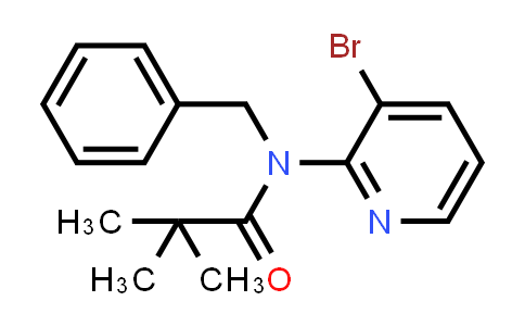 CAS No. 2055841-41-1, N-Benzyl-N-(3-bromopyridin-2-yl)pivalamide