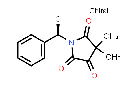 CAS No. 2055848-74-1, 4,4-Dimethyl-1-[(1R)-1-phenylethyl]pyrrolidine-2,3,5-trione