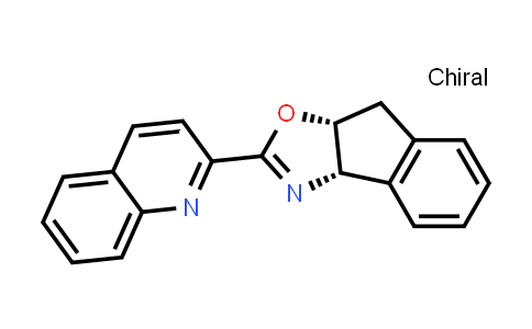 CAS No. 2055935-90-3, (3aS,8aR)-2-(Quinolin-2-yl)-3a,8a-dihydro-8H-indeno[1,2-d]oxazole