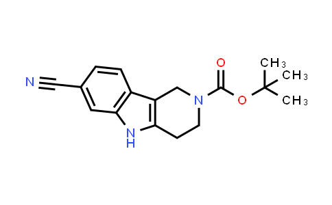 CAS No. 2056247-23-3, tert-Butyl 7-cyano-3,4-dihydro-1H-pyrido[4,3-b]indole-2(5H)-carboxylate