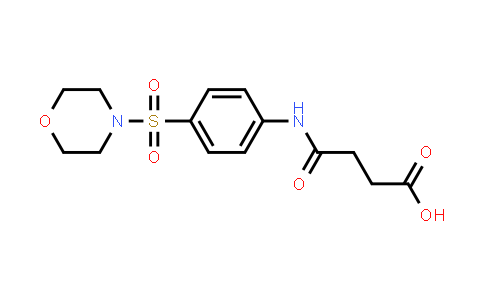 CAS No. 205641-49-2, 4-[[4-(4-Morpholinylsulfonyl)phenyl]amino]-4-oxobutanoic acid