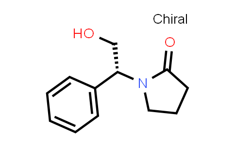 CAS No. 205808-10-2, 1-[(1R)-2-hydroxy-1-phenylethyl]pyrrolidin-2-one