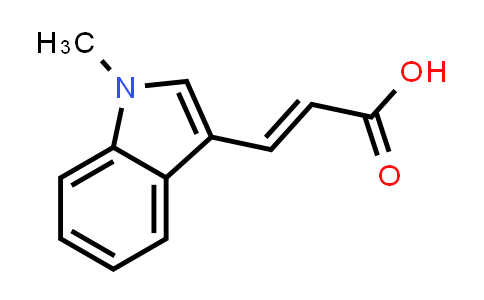 CAS No. 205884-12-4, (2E)-3-(1-Methyl-1H-indol-3-yl)-2-propenoic acid
