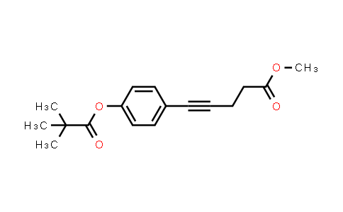 CAS No. 2059920-01-1, Methyl 5-(4-(pivaloyloxy)phenyl)pent-4-ynoate