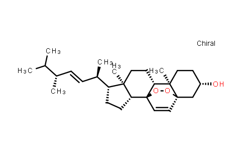 CAS No. 2061-64-5, 5α,8α-Ergosta-6,22-dien-3β-ol, 5,8-epidioxy-