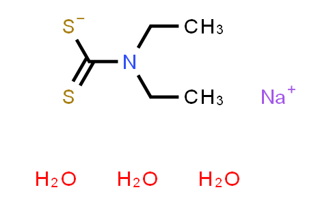 CAS No. 20624-25-3, Sodium diethylcarbamodithioate trihydrate