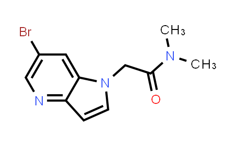 CAS No. 2064117-91-3, 2-(6-Bromo-1H-pyrrolo[3,2-b]pyridin-1-yl)-N,N-dimethylacetamide