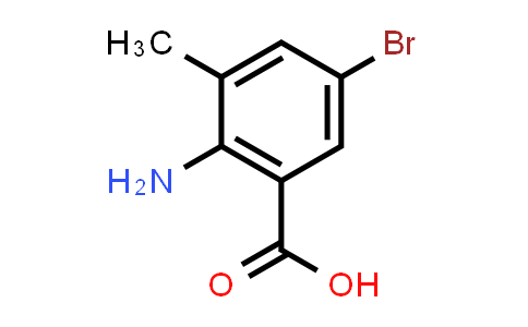 CAS No. 206548-13-2, 2-Amino-5-bromo-3-methylbenzoic acid
