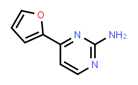 CAS No. 206564-00-3, 4-(Furan-2-yl)pyrimidin-2-amine