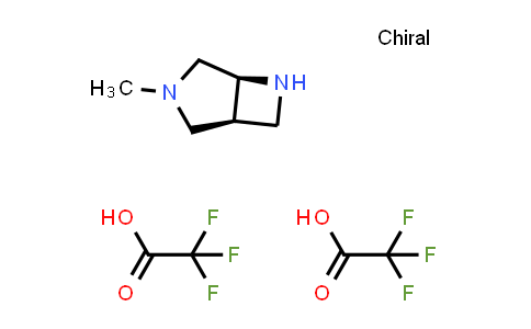 CAS No. 2068137-92-6, (1S,5S)-3-methyl-3,6-diazabicyclo[3.2.0]heptane bis(2,2,2-trifluoroacetate)