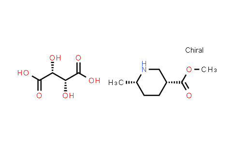 CAS No. 2070009-48-0, (3R,6S)-methyl 6-methylpiperidine-3-carboxylate (2R,3R)-2,3-dihydroxysuccinate
